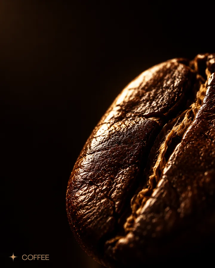 Post von Golden Standard: Kaffeebohne