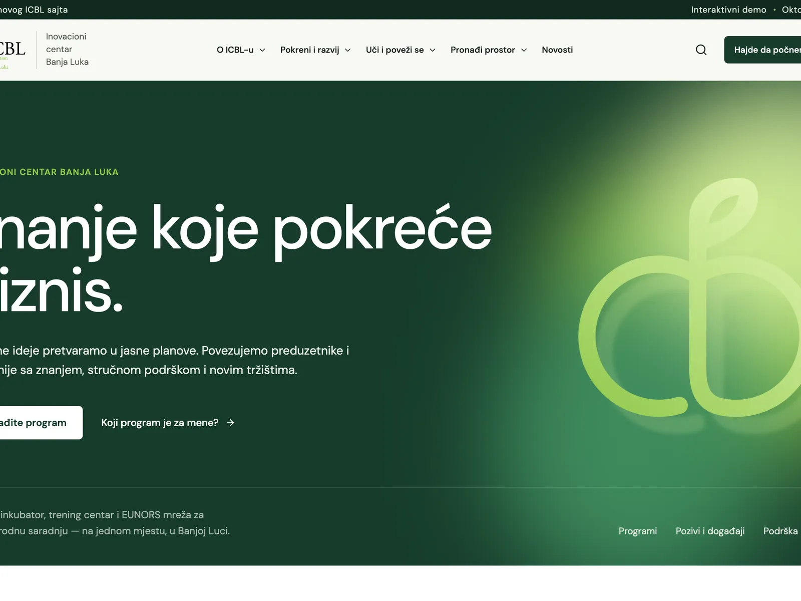 ICBL, proposta del nuovo sito dell'Inovacioni centar Banja Luka