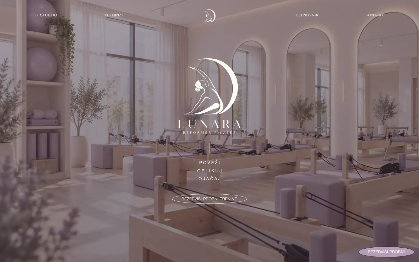 Lunara, koncept naslovne: znak i poruka Poveži, oblikuj, ojačaj
