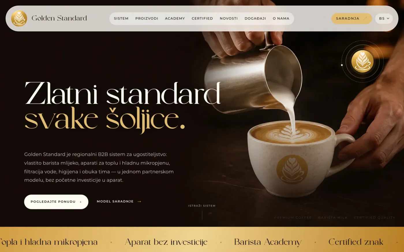Golden Standard, naslovna goldenstandard.eu