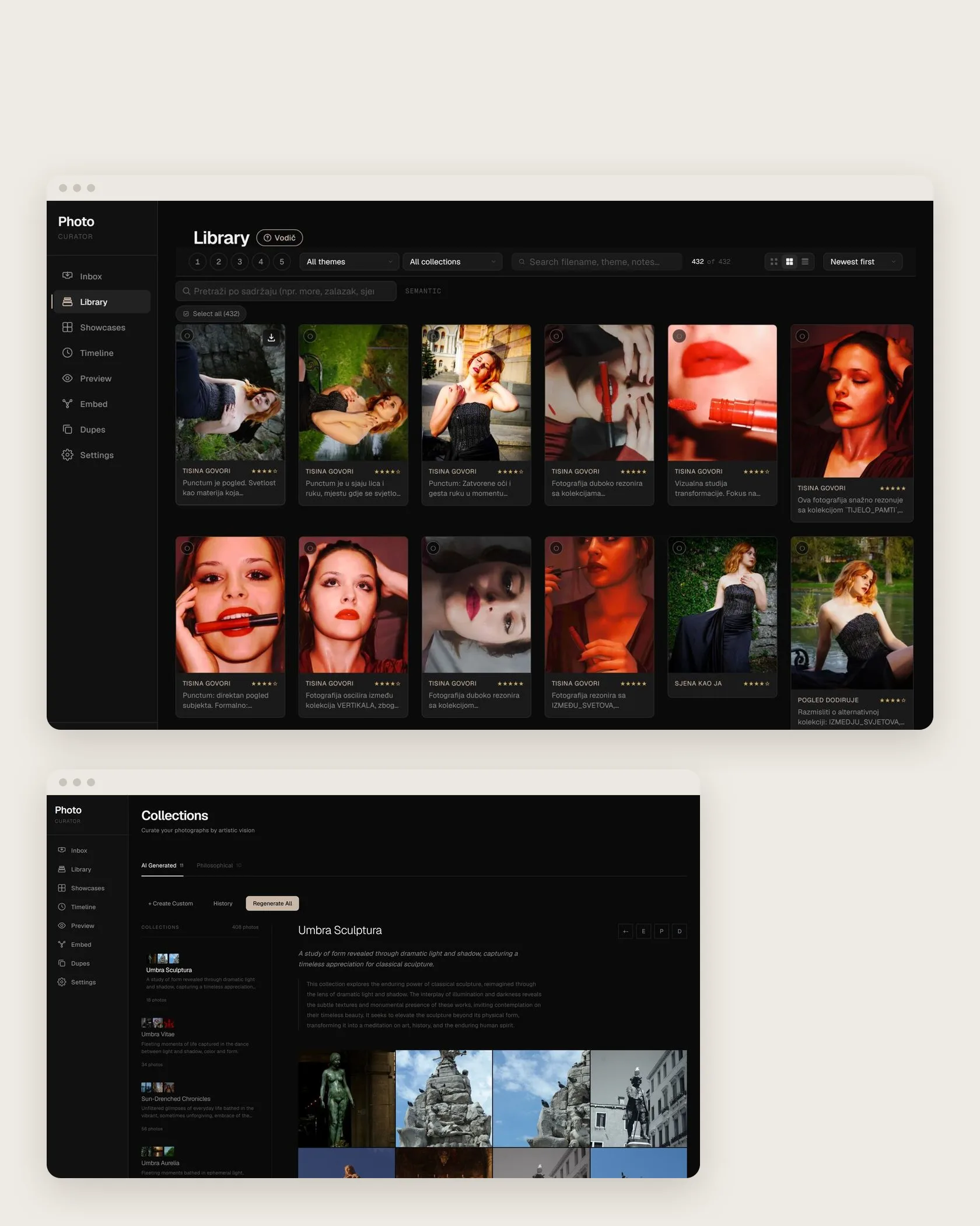 Smart AI Curator, AI platforma